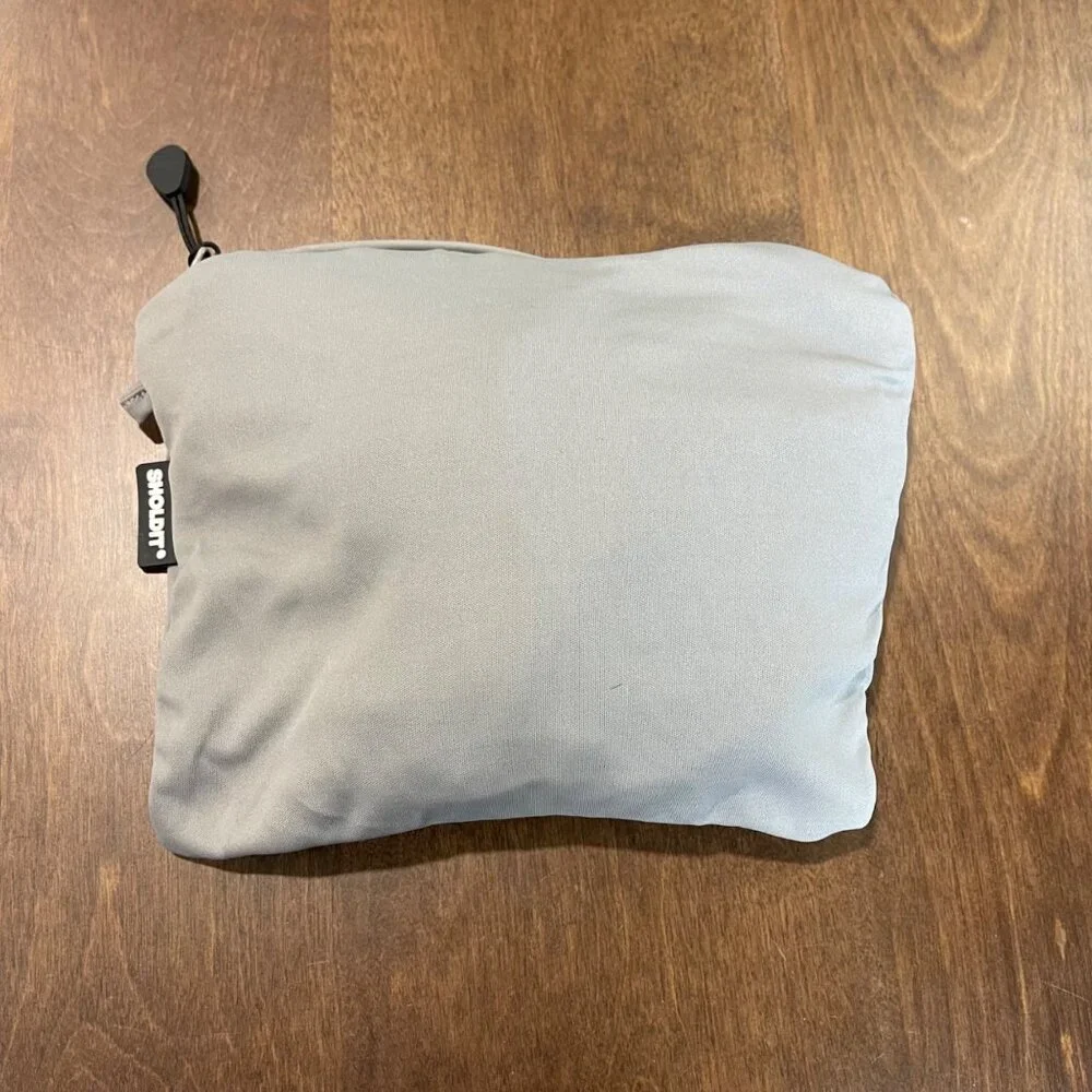 SHOLDIT Ice Silk Convertible Infinity Scarf Pocket, Clutch ONE SIZE‎ Gray Color